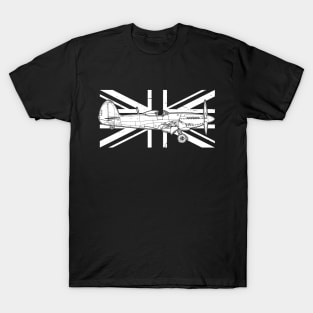 Spitfire UK RAF WW2 Plane Aircraft Airplane Supermarine T-Shirt